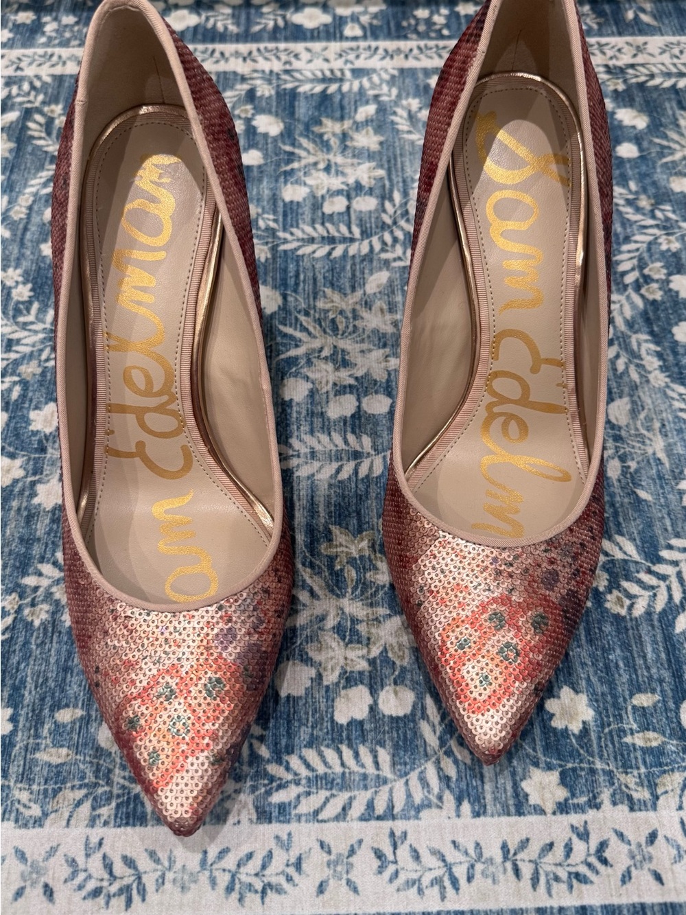 Sam Edelman Sequin Pointed-Toe Pumps